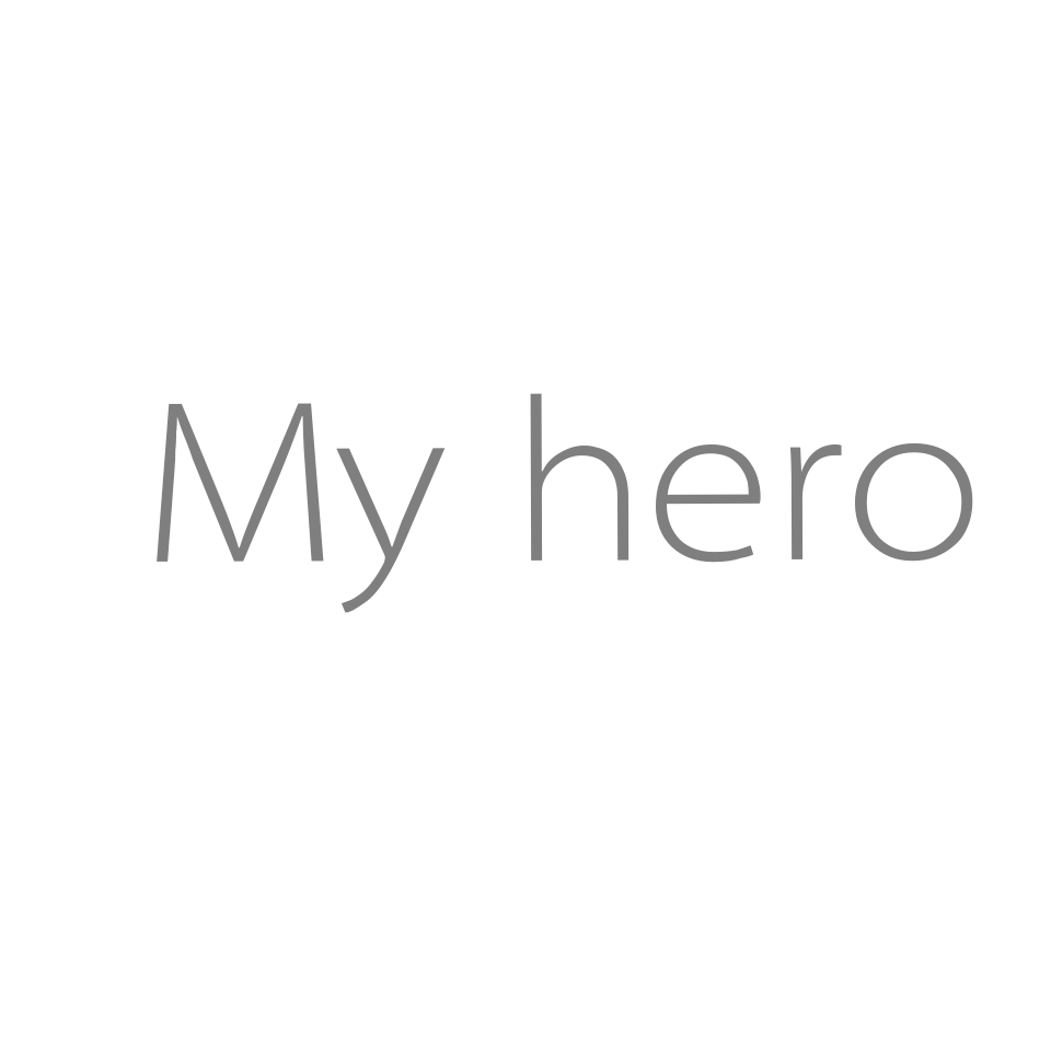 【贺红】My hero